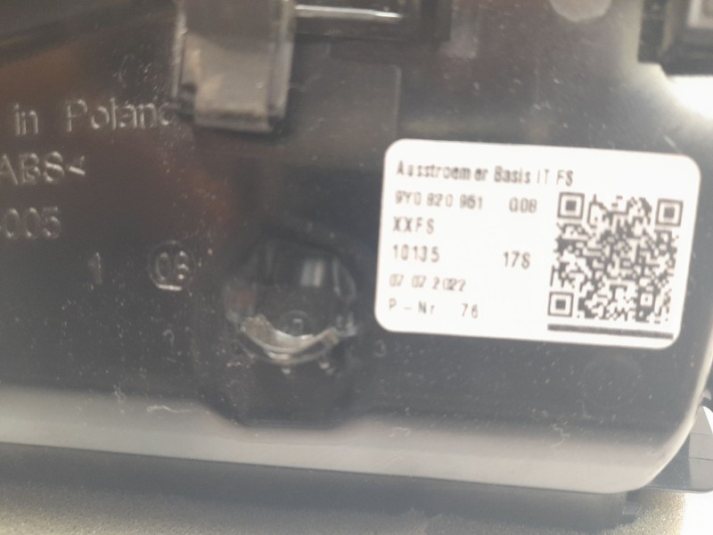 Recambio de aireador izquierdo para porsche cayenne coupe (9yb) e-hybrid referencia OEM IAM 9Y0820951G0B  