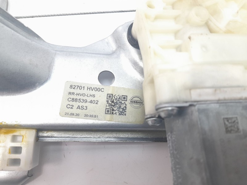 Recambio de elevalunas trasero izquierdo para nissan qashqai ii (j11, j11_) 1.3 dig-t referencia OEM IAM 82701HV00C  