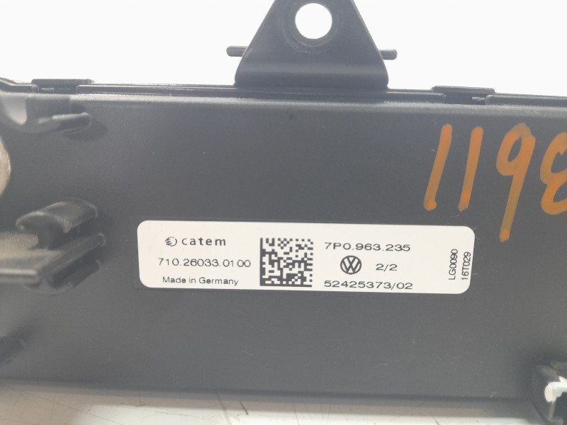 Recambio de resistencia calefaccion para porsche cayenne (typ 92aa) diesel referencia OEM IAM 7P0963235  