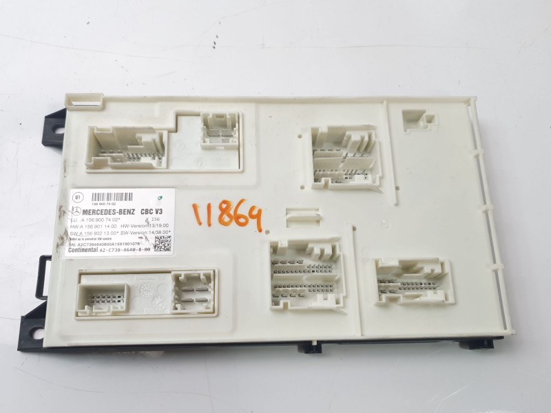 Recambio de caja reles / fusibles para mercedes-benz clase gla (w156) gla 200 cdi (156.908) referencia OEM IAM A1569007402  