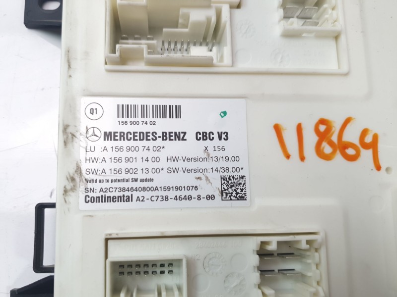 Recambio de caja reles / fusibles para mercedes-benz clase gla (w156) gla 200 cdi (156.908) referencia OEM IAM A1569007402  