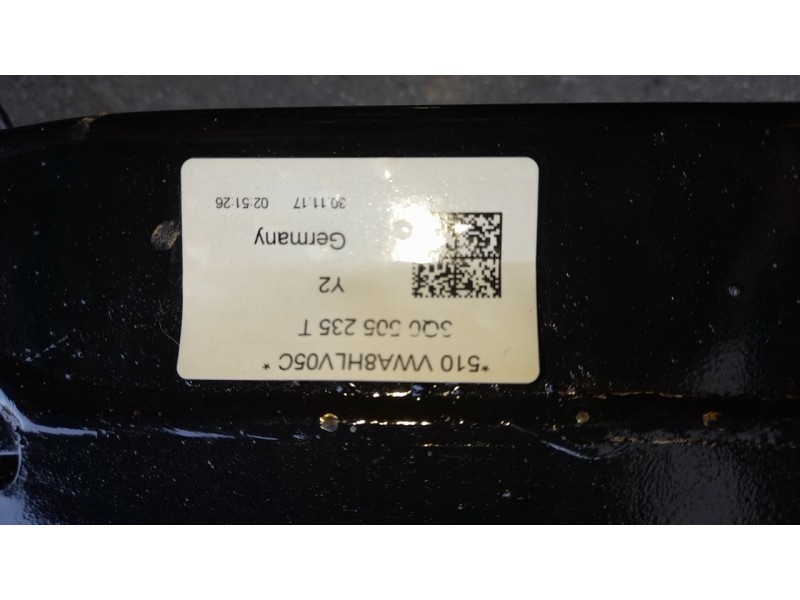 Recambio de puente trasero para volkswagen tiguan (ad1, ax1) 1.4 tsi referencia OEM IAM 3Q0505235AH  