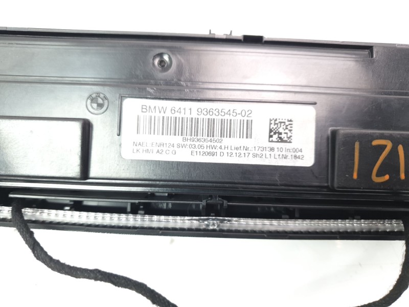 Recambio de mando climatizador para bmw 3 (f30, f80) 330 e referencia OEM IAM 6411936354502  