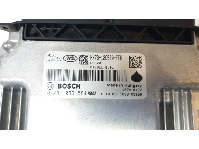 Recambio de centralita motor uce para land rover discovery sport pure referencia OEM IAM HX7312C520FFB 0281033584 
