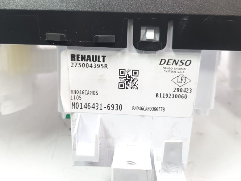 Recambio de mando calefaccion / aire acondicionado para dacia sandero iii stepway expression referencia OEM IAM 275004395R  