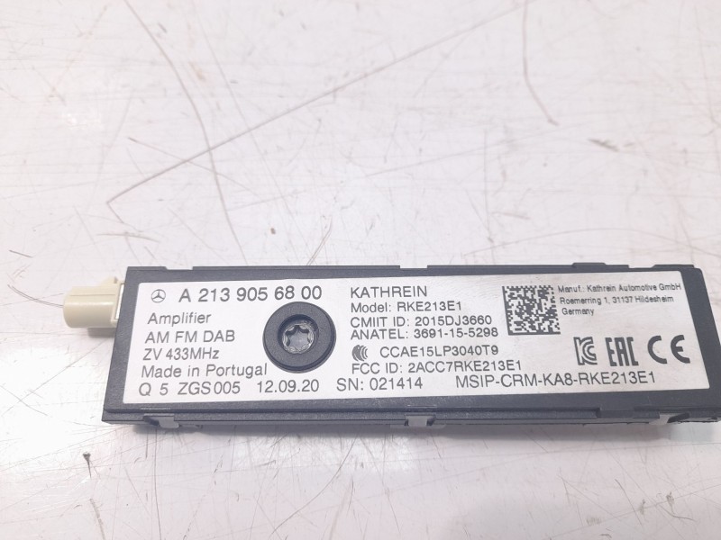 Recambio de modulo electronico para mercedes-benz clase gla (bm 247) gla 200 (247.787) referencia OEM IAM A2139056800  