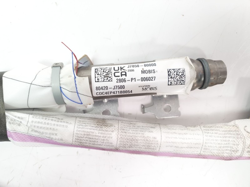 Recambio de airbag cortina delantero derecho para kia xceed drive referencia OEM IAM 80420J7500  