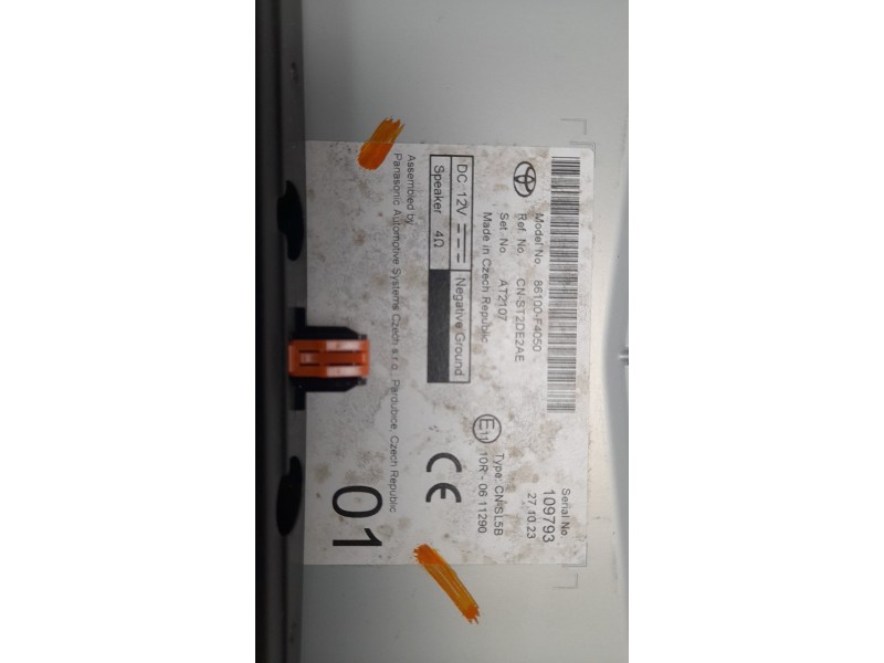 Recambio de sistema navegacion gps para toyota c-hr hybrid active referencia OEM IAM 86100F4072  