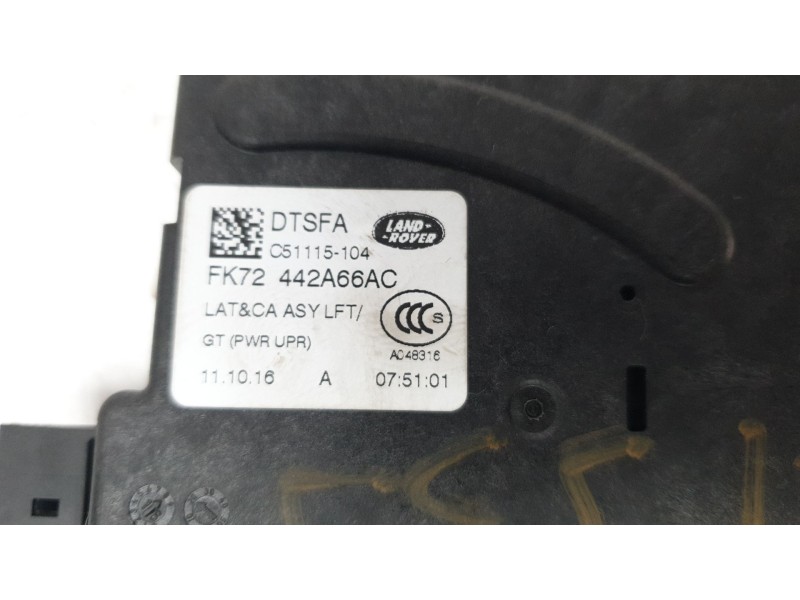 Recambio de cerradura maletero / porton para land rover discovery sport pure referencia OEM IAM FK72442A66AC  