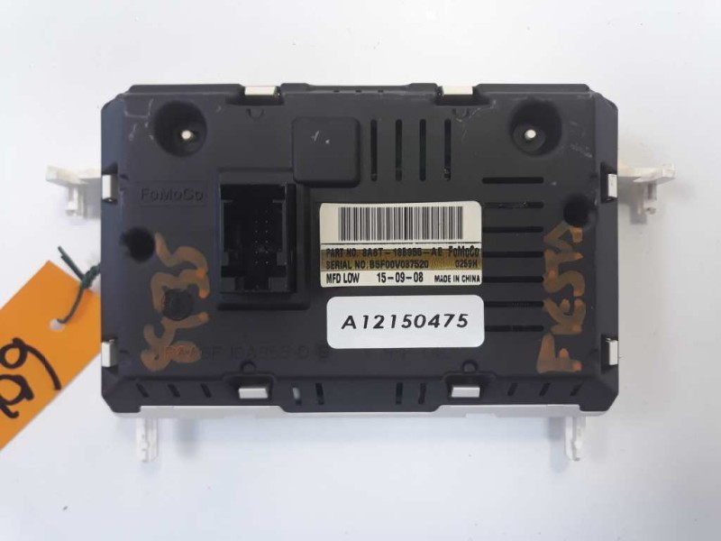 Recambio de pantalla multifuncion para ford fiesta (cb1) trend referencia OEM IAM 8A6T18B955AE  