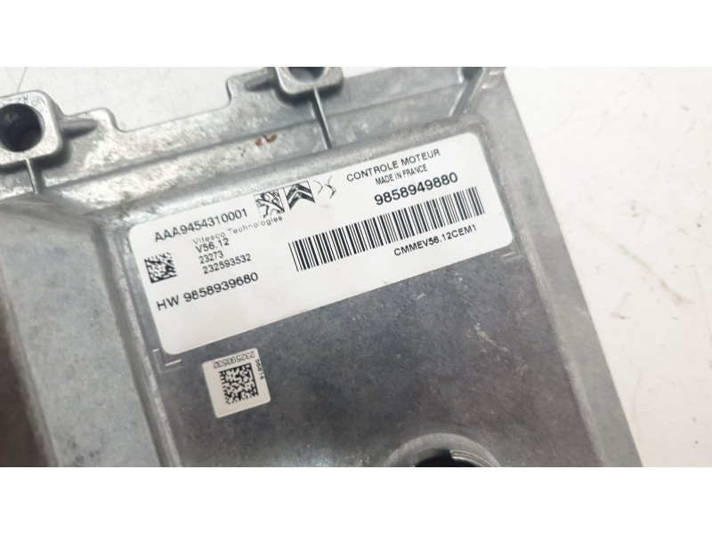 Recambio de centralita motor uce para citroën c3 feel pack referencia OEM IAM 9858949880  