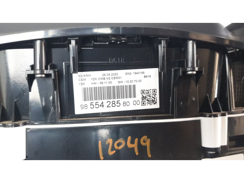 Recambio de cuadro instrumentos para citroën c3 feel pack referencia OEM IAM 9855428580  