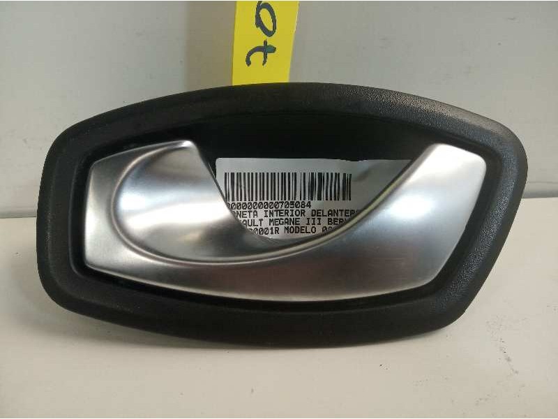 Recambio de maneta interior delantera izquierda para renault megane iii berlina 5 p emotion referencia OEM IAM 826730001R 125055