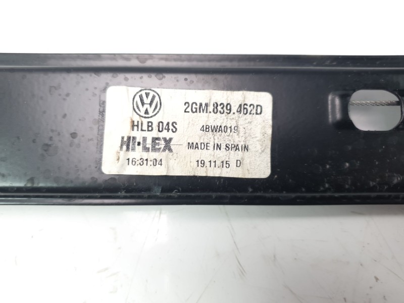 Recambio de elevalunas trasero derecho para volkswagen t-cross (c11, d31) 1.0 tsi referencia OEM IAM 2GM839462D  
