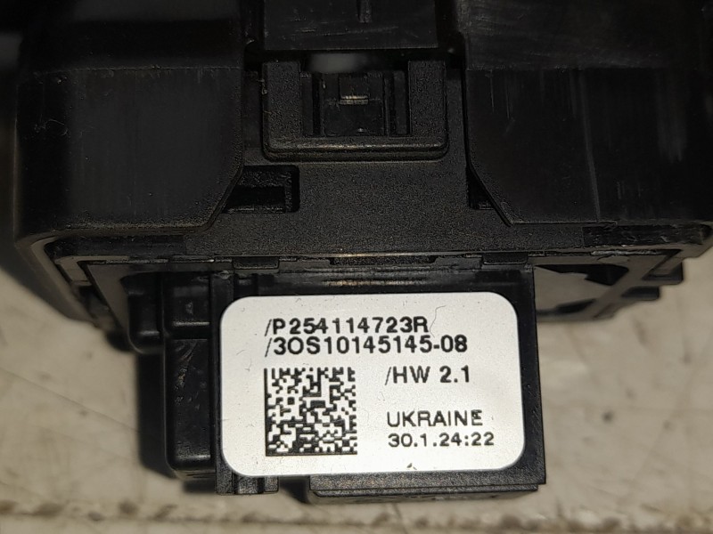 Recambio de mando elevalunas trasero izquierdo para renault captur ii techno referencia OEM IAM 254114723R  