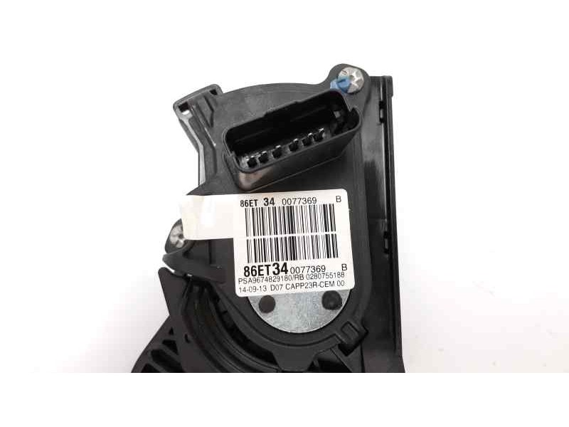 Recambio de potenciometro pedal para peugeot 308 access referencia OEM IAM 9674829180 86ET34 