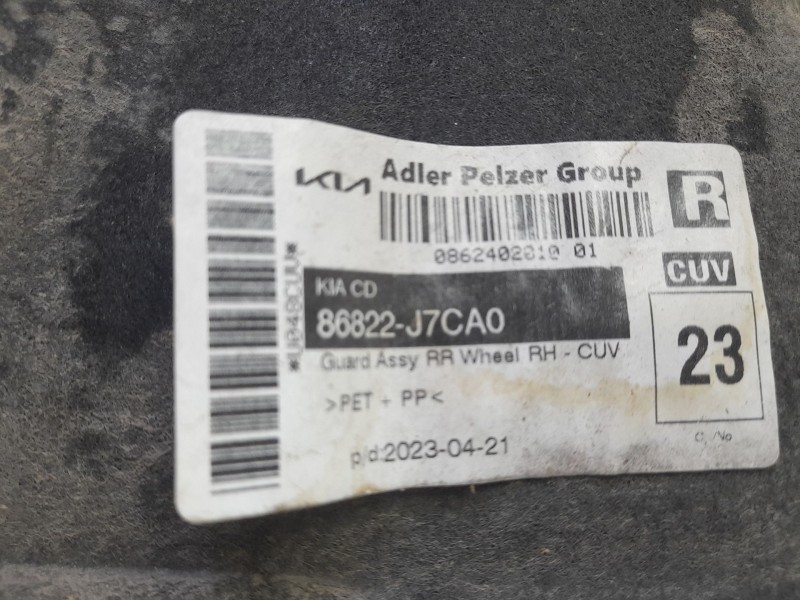 Recambio de paso rueda trasero derecho para kia xceed drive referencia OEM IAM 86822J7CA0  