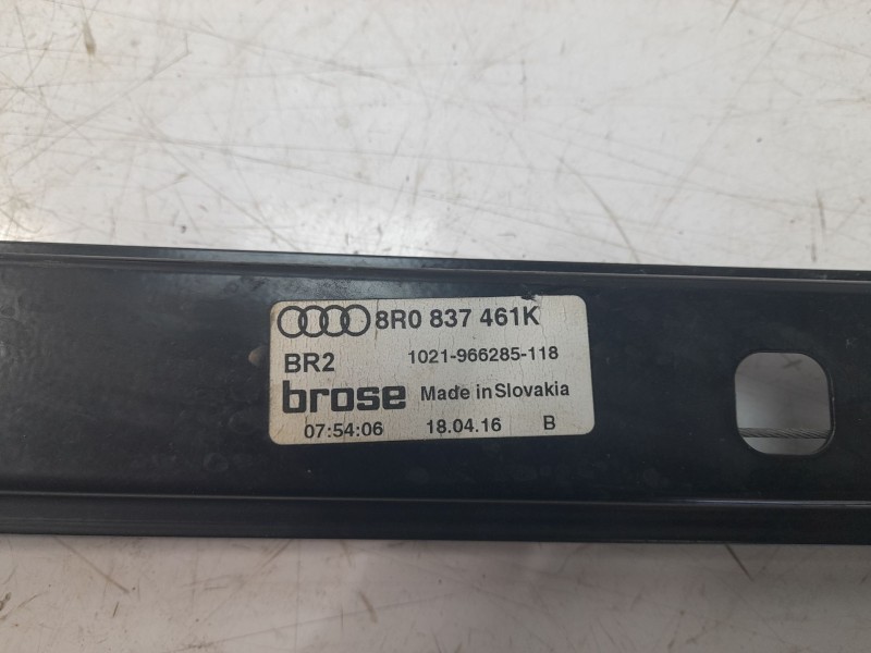 Recambio de elevalunas delantero izquierdo para audi q5 (8rb) 2.0 tdi quattro referencia OEM IAM 8R0837461K  