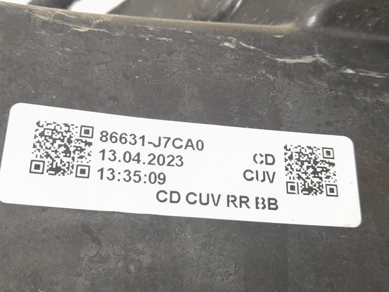 Recambio de refuerzo paragolpes trasero para kia xceed drive referencia OEM IAM 86631J7CA0  