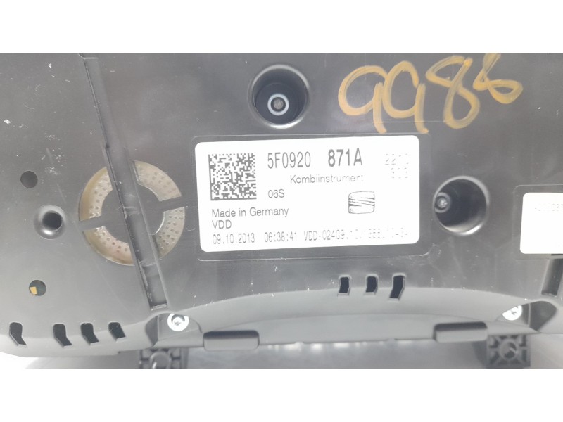 Recambio de cuadro instrumentos para seat leon sc (5f5) fr referencia OEM IAM 5F0920871A A2C53427456AR 