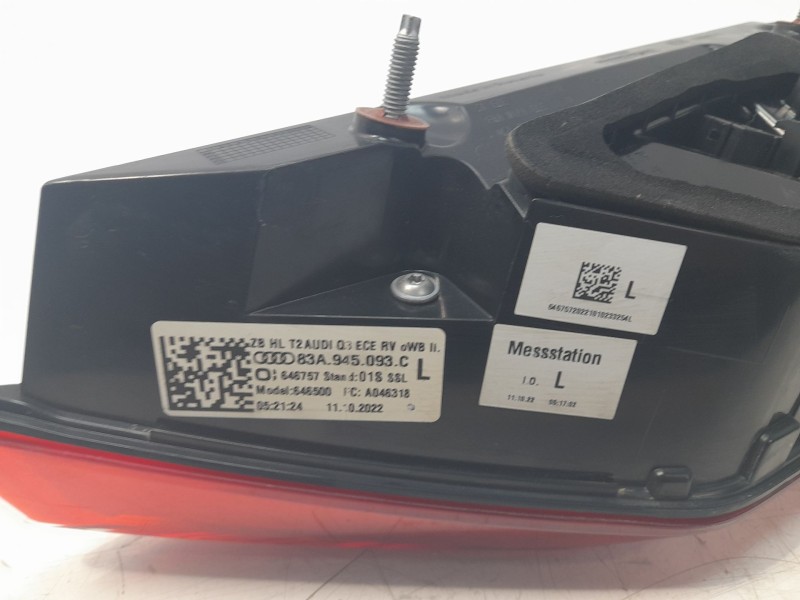 Recambio de piloto trasero izquierdo interior para audi q3 sportback (f3n) 35 tdi referencia OEM IAM 83A945093C  