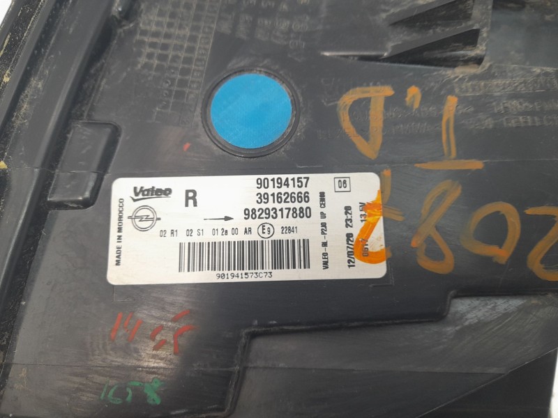 Recambio de piloto trasero derecho para opel corsa f (p2jo) corsa-e (68) referencia OEM IAM 9829317880  