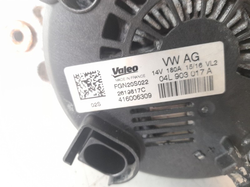 Recambio de alternador para audi q5 (8rb) 2.0 tdi quattro referencia OEM IAM 04L903017A  ALF011551
