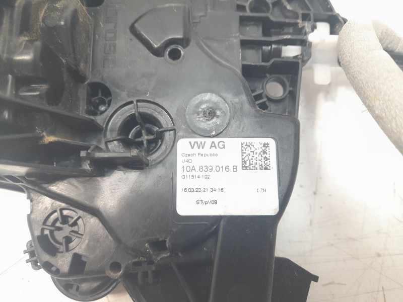 Recambio de cerradura puerta trasera derecha para volkswagen polo vi (aw1, bz1, ae1) 1.0 tsi referencia OEM IAM 10A839016B  