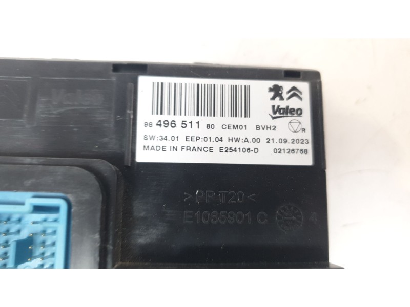 Recambio de modulo electronico para citroën c3 feel pack referencia OEM IAM 9849651180  