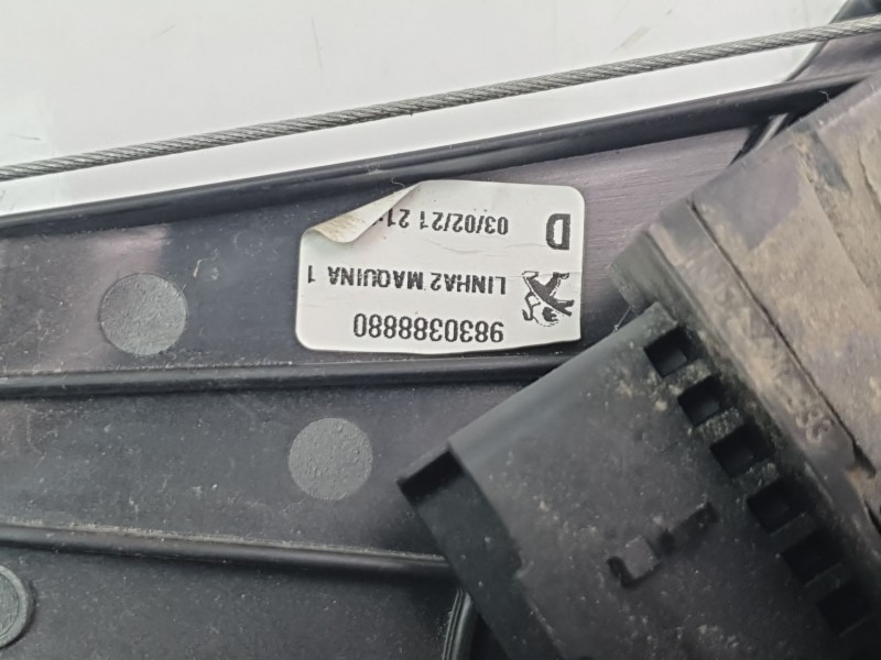 Recambio de elevalunas trasero derecho para peugeot 3008 ii suv (mc_, mr_, mj_, m4_) 1.2 thp/ puretech 130 (mrhnsm, mrhnsu, mrhn