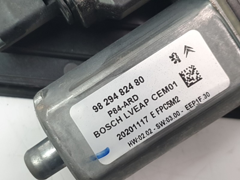 Recambio de elevalunas trasero derecho para peugeot 3008 ii suv (mc_, mr_, mj_, m4_) 1.2 thp/ puretech 130 (mrhnsm, mrhnsu, mrhn