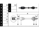 TRANSMISION DELANTERA IZQUIERDA 43420F4040 43420F4040 TO2356