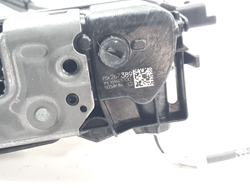 Recambio de cerradura puerta delantera izquierda para opel crossland x / crossland (p17, p2qo) 1.2 (75) referencia OEM IAM 98267