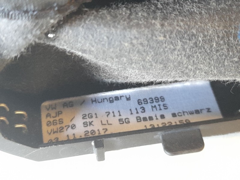 Recambio de pomo palanca cambio para volkswagen polo edition referencia OEM IAM 2G1711113MIS  