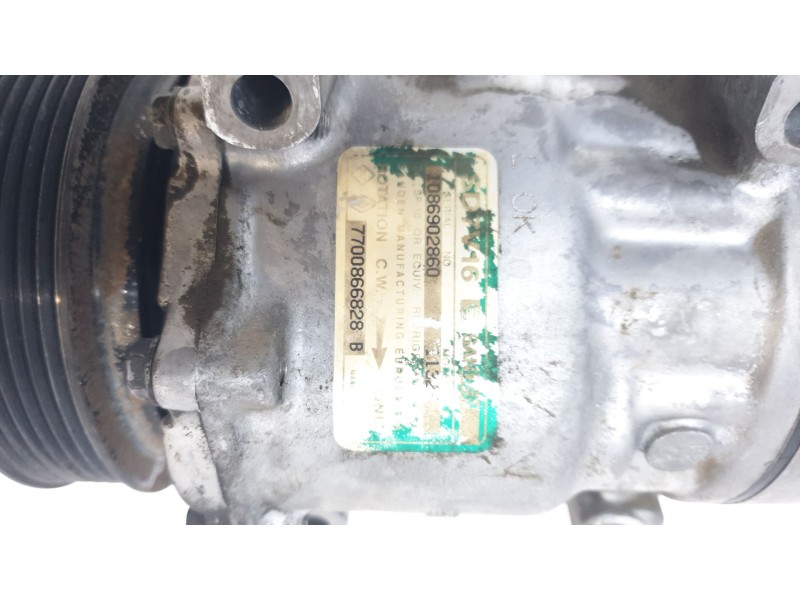Recambio de compresor aire acondicionado para renault megane i (ba0/1_) 1.9 dti (ba08, ba0n) referencia OEM IAM 7700866828  CAF6