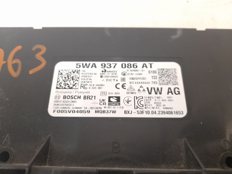 Recambio de modulo electronico para skoda octavia lim. (nx3) ambition referencia OEM IAM 5WA937086AT  