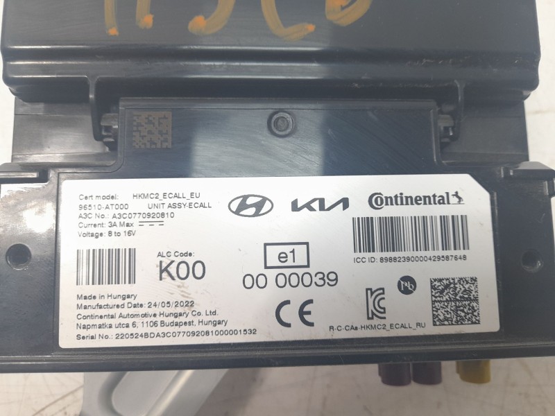 Recambio de modulo electronico para kia niro referencia OEM IAM 96510AT000  