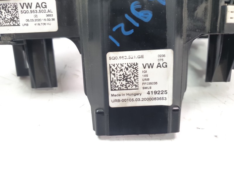 Recambio de mando multifuncion para seat arona (kj7, kjp) 1.6 tdi referencia OEM IAM 5Q0953521GE  