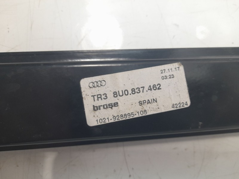 Recambio de elevalunas delantero derecho para audi q3 (8ug) attraction quattro referencia OEM IAM 8U0837462 106022916 113790