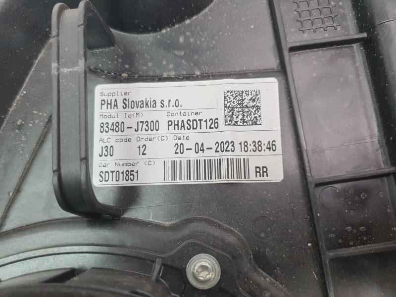 Recambio de elevalunas trasero derecho para kia xceed drive referencia OEM IAM 83480J7300  