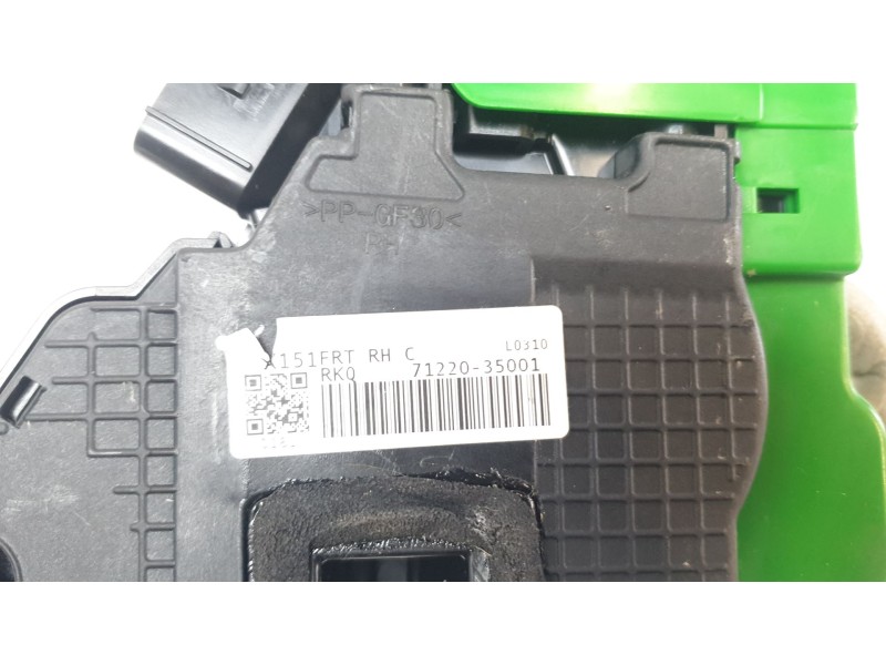 Recambio de cerradura puerta delantera derecha para ssangyong tivoli urban 4x2 referencia OEM IAM 7122035001  