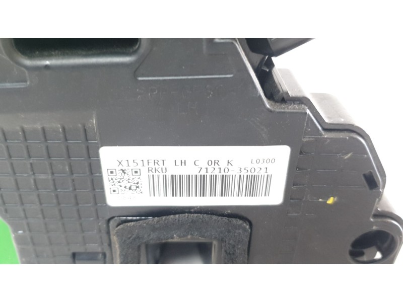 Recambio de cerradura puerta delantera izquierda para ssangyong tivoli urban 4x2 referencia OEM IAM 7121035021  