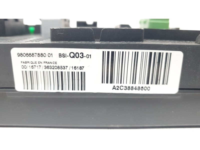 Recambio de caja reles / fusibles para peugeot 308 sw gt line referencia OEM IAM 980668788  
