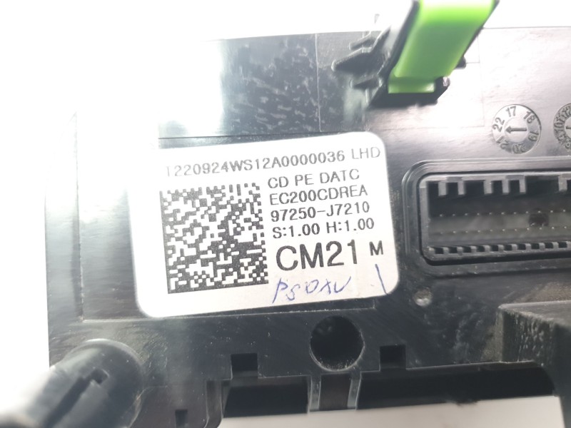 Recambio de mando climatizador para kia ceed 1.0 tgdi cat referencia OEM IAM 97250J7210  