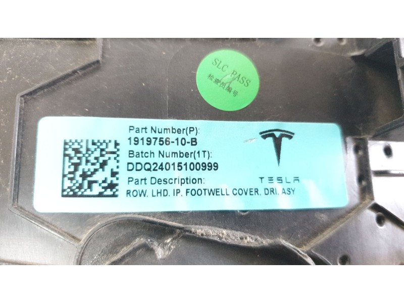 Recambio de moldura para tesla model 3 (5yj3) ev awd referencia OEM IAM 191975610B  