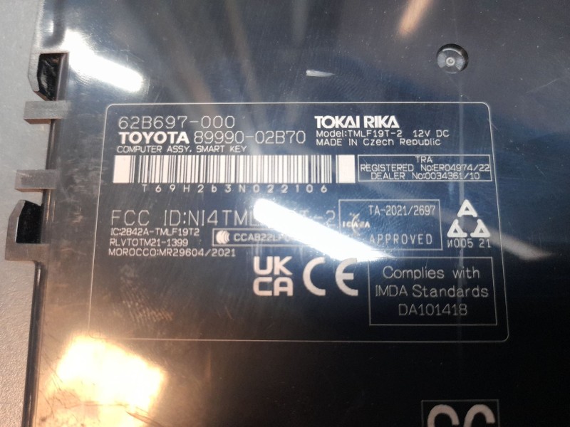 Recambio de modulo electronico para toyota corolla (e21) hybrid style referencia OEM IAM 8999002B70 62B697000 