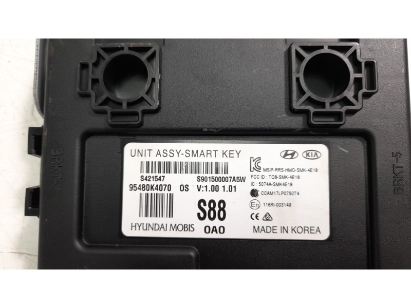 Recambio de modulo electronico para hyundai kona referencia OEM IAM 95480K4070  