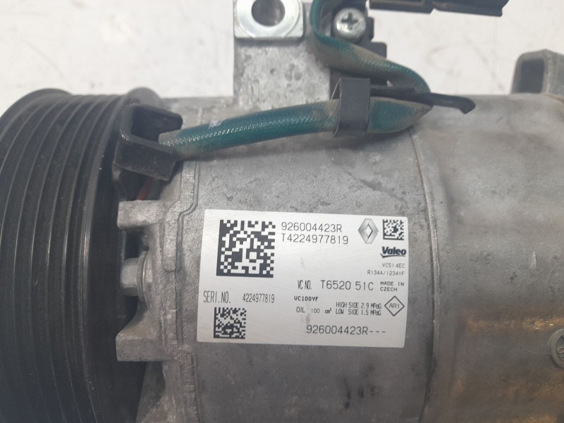 Recambio de compresor aire acondicionado para renault captur ii techno referencia OEM IAM 926002888R  CAF020117HQ