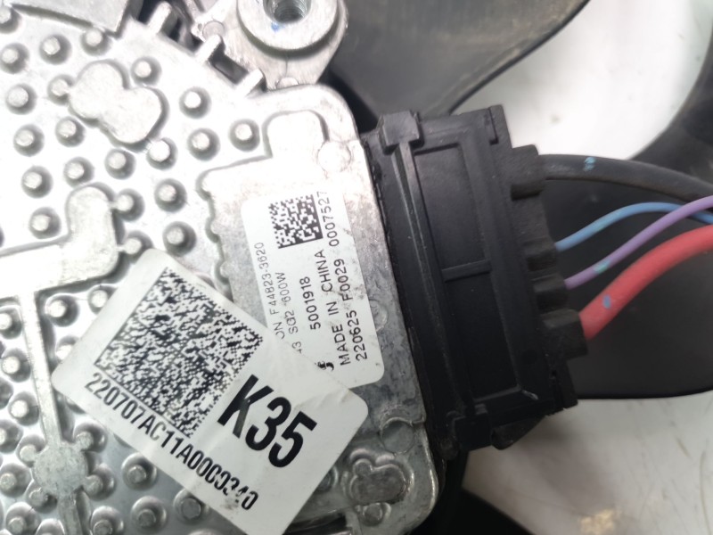 Recambio de electroventilador para kia niro referencia OEM IAM 220625F0029  