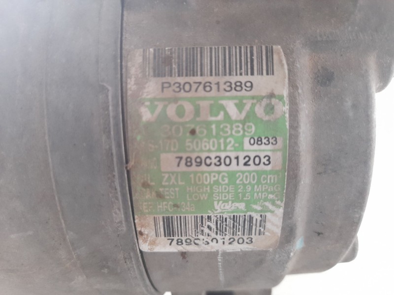 Recambio de compresor aire acondicionado para volvo xc90 i (275) d5 awd referencia OEM IAM 30761389  32109